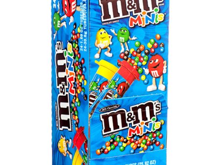 WHOLESALE M&M 1.08 OZ MILK MINIS TUBES SOLD BY CASE Discount