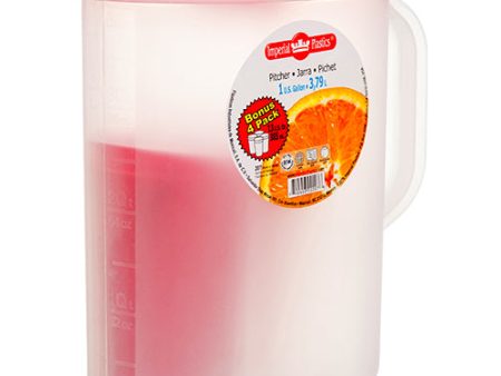 WHOLESALE PITCHER 1 GALLON W  TUMBLERS 4-13 OZ SET #207 SOLD BY CASE Hot on Sale