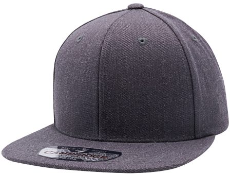 PB103 [DARK HEATHER] WOOL BLEND SNAPBACK HATS For Cheap