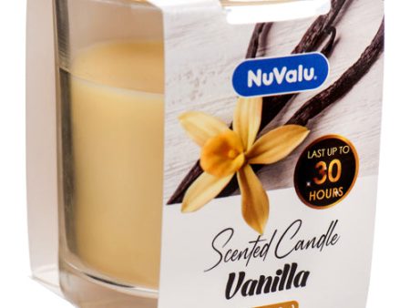 WHOLESALE NUVALU CANDLE TUMBLER 4 OZ VANILLA SOLD BY CASE Online now