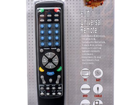 WHOLESALE REMOTE CONTROL BLACK COLOR W BLISTER CARD SOLD BY CASE Hot on Sale