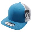 PB222-AQUA-WHITE CAMBRIDGE TRUCKER HAT For Cheap