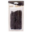 WHOLESALE HAIR RUBBER BAND BLACK CLR #JJ1132 SOLD BY CASE Fashion