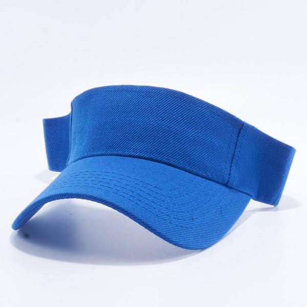 PB144 [ROYAL] BLANK VISOR HATS Fashion