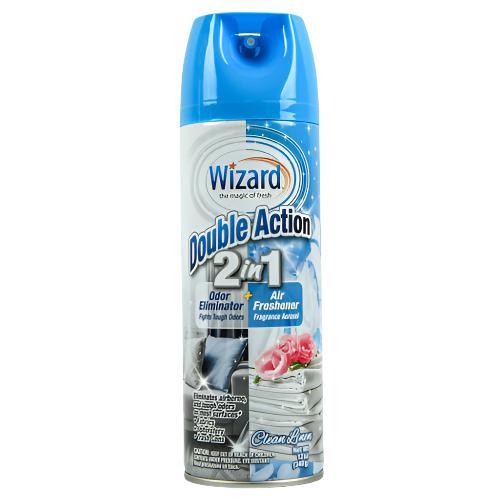 WHOLESALE WIZARD DOUBLE ACTION 2IN1 CLEAN LINEN 12 OZ SOLD BY CASE For Discount