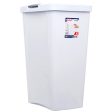 WHOLESALE STERILITE #8004 13GAL WASTEBASKET TOUCHTOP WHITE CLR SOLD BY CASE Sale