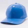 PB232R [BLUE] ENAMEL PU SNAP BACK HAT Discount