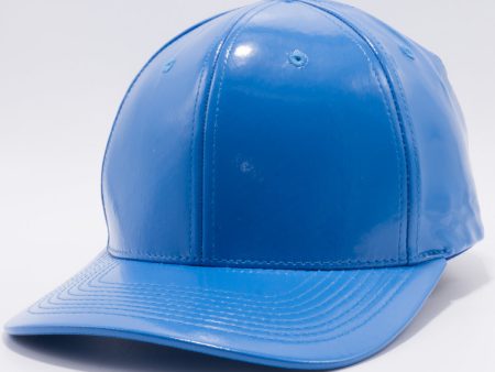 PB232R [BLUE] ENAMEL PU SNAP BACK HAT Discount