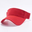 PB144 [RED] BLANK VISOR HATS For Discount