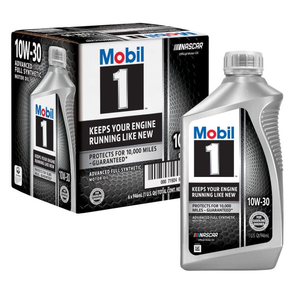 Mobil 1 10W-30 Motor Oil (6-pack, 1 quart bottles) Discount