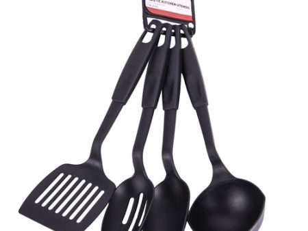 WHOLESALE TABLE KING  KITCHEN UTENSIL PLASTIC 4PC SET SOLD BY CASE Online now