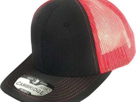 PB222J KIDS TRUCKER HAT [BLACK RED] Cheap