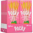 Pocky Strawberry Cream Covered Biscuit Sticks, 1.41oz 10ct Supply