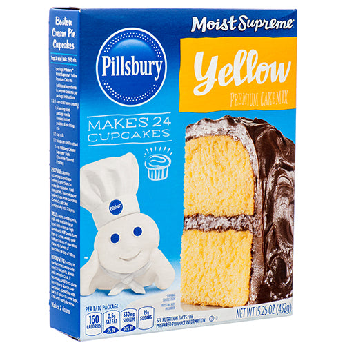 WHOLESALE PILLSBURY CAKE MIX 15.25 OZ YELLOW SOLD BY CASE Online Sale