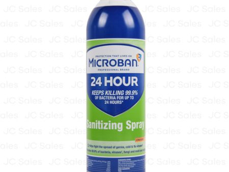 WHOLESALE MICROBAN 24H SANITIZING SPRAY CITRUS SCENT 15 OZ SOLD BY CASE For Sale