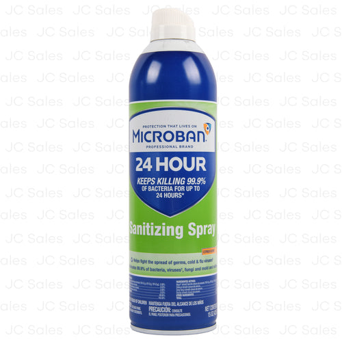 WHOLESALE MICROBAN 24H SANITIZING SPRAY CITRUS SCENT 15 OZ SOLD BY CASE For Sale