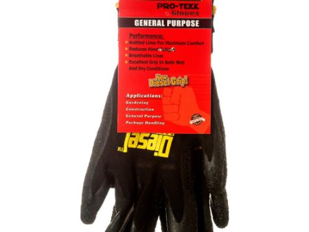 WHOLESALE DIESEL GLOVE LATEX W CRINKLE SML 1PAIR SOLD BY CASE on Sale