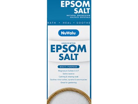 WHOLESALE NUVALU EPSOM SALT BOX 22 OZ SOLD BY CASE For Discount