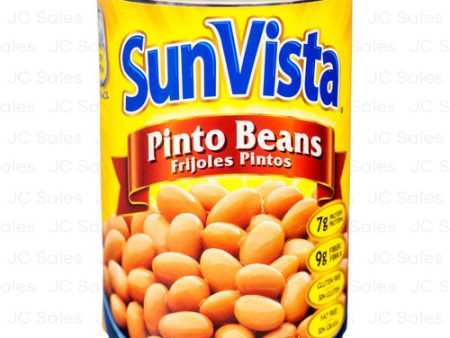 WHOLESALE SUN VISTA PINTO BEANS 15 OZ SOLD BY CASE Online Sale