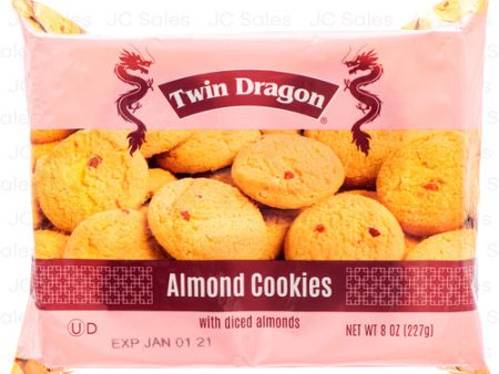 WHOLESALE TWIN DRAGON COOKIES 8 OZ ALMOND SOLD BY CASE Online now