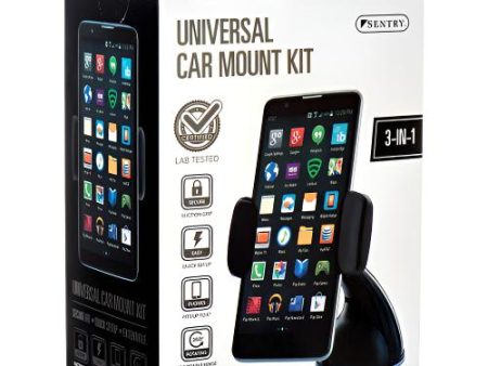 WHOLESALE UNIVERSAL CAR MOUNT KIT 3N1 SOLD BY CASE Hot on Sale