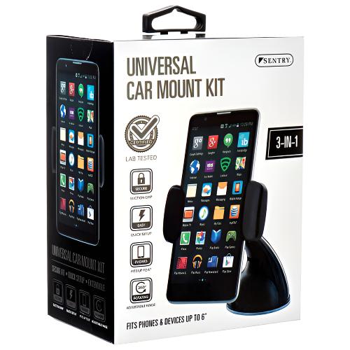 WHOLESALE UNIVERSAL CAR MOUNT KIT 3N1 SOLD BY CASE Hot on Sale