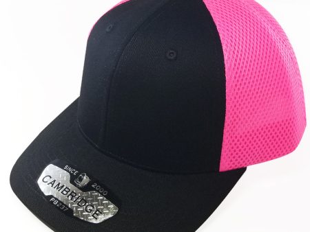 PB237 [BLACK H.PINK] CAMBRIDGE MICRO MESH BACK TRUCKER HAT Cheap