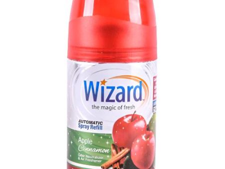 WHOLESALE WIZARD AUTOMATIC SPRAY REFILL APPLE CINNAMON 5 OZ SOLD BY CASE Hot on Sale