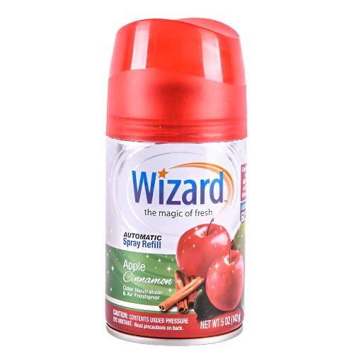 WHOLESALE WIZARD AUTOMATIC SPRAY REFILL APPLE CINNAMON 5 OZ SOLD BY CASE Hot on Sale