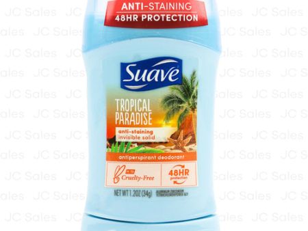 WHOLESALE SUAVE DEODORANT TROPICAL PARADISE 1.2 OZ SOLD BY CASE For Discount