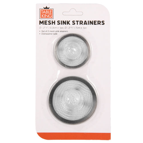 WHOLESALE TABLE KING SINK STRAINER MESH 2PC SOLD BY CASE For Sale