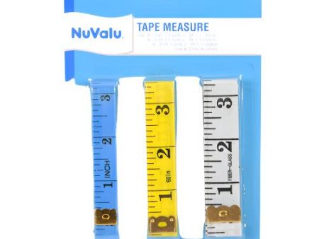 WHOLESALE NUVALU TAPE MEASURE 3 PC ASST SOLD BY CASE Online