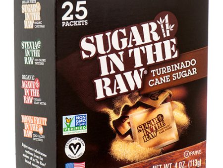 WHOLESALE SUGAR IN THE RAW 25 PK SOLD BY CASE Online Hot Sale