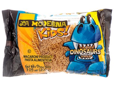 WHOLESALE LA MODERNA PASTA 7 OZ KIDS DINOSAURS SOLD BY CASE on Sale