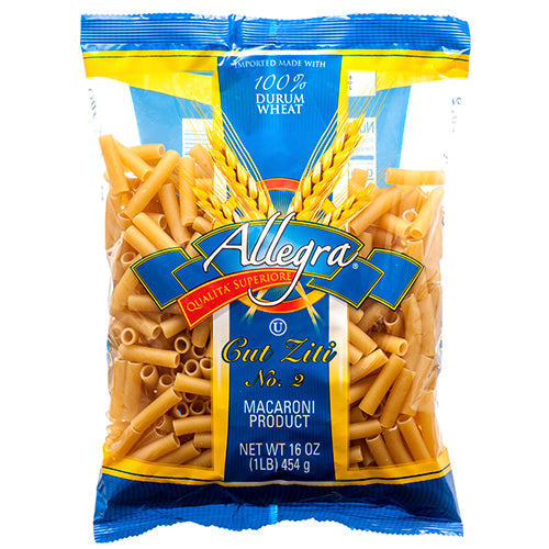 WHOLESALE ALLEGRA PASTA 16 OZ ZITI SOLD BY CASE on Sale