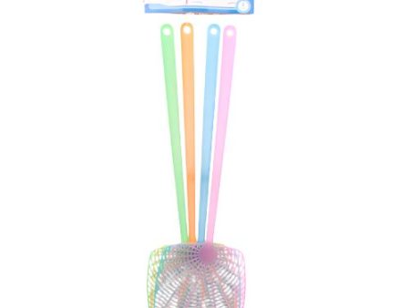 WHOLESALE NUVALU PLASTIC FLY SWATTER 4PCS SOLD BY CASE on Sale