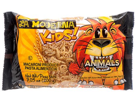 WHOLESALE LA MODERNA PASTA 7 OZ KIDS ANIMALS SOLD BY CASE Discount