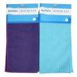 WHOLESALE NUVALU MICROFIBER CLOTH 2PCS  W ASST COLORS SOLD BY CASE Discount