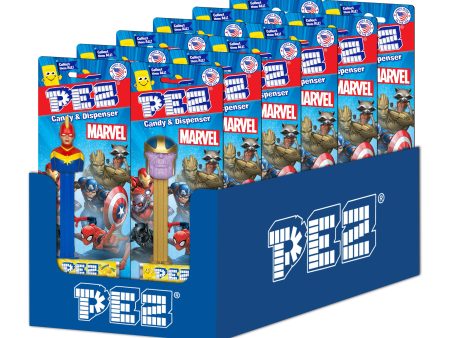 PEZ Marvel Heroes (Avengers) Blister Packs, 12ct Sale