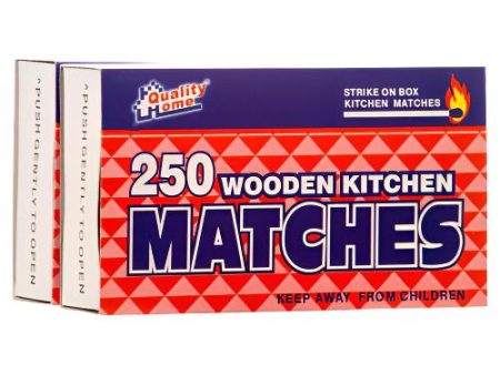 WHOLESALE QUALITY HOME MATCHES 250 CT 2 PK SOLD BY CASE Fashion