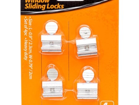 WHOLESALE KINGMAN WINDOW SLIDING LOCK 4PC SOLD BY CASE Sale