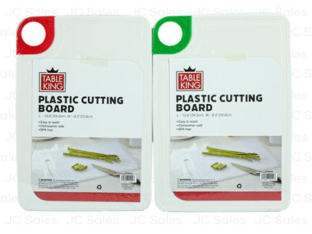 WHOLESALE TABLE KING PLASTIC CUTTING BOARD13.8X9.4 530G SOLD BY CASE on Sale