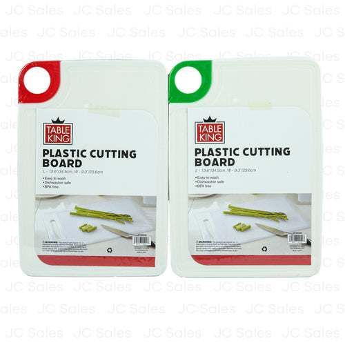 WHOLESALE TABLE KING PLASTIC CUTTING BOARD13.8X9.4 530G SOLD BY CASE on Sale