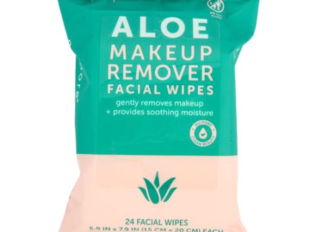 WHOLESALE MAKE-UP REMOVER 24CT #ALOE SOLD BY CASE Cheap