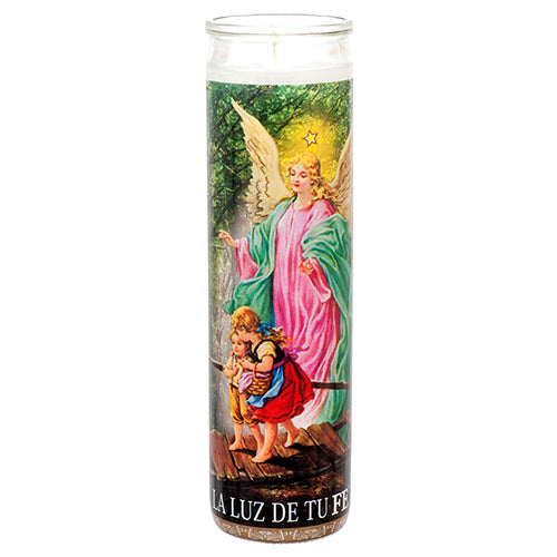 WHOLESALE VELADORA RELIGIOUS CANDLE ANGEL DE LA GUARDA 12 CT SOLD BY CASE Discount