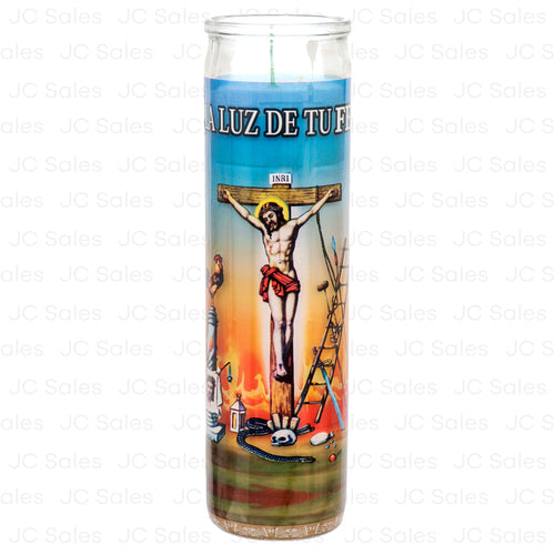 WHOLESALE VELADORA RELIGIOUS CANDLE JUSTO JUEZ SOLD BY CASE Supply