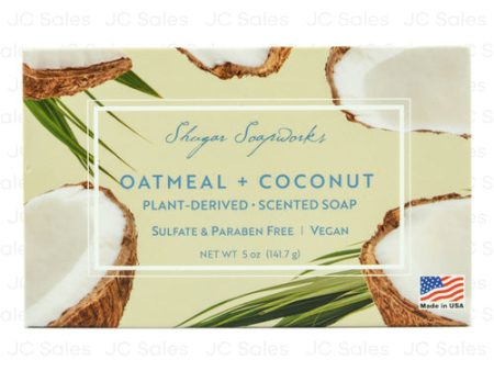 WHOLESALE SHUGAR SOAPWORKS OATMEAL + COCONUT 5 OZ SOLD BY CASE Fashion