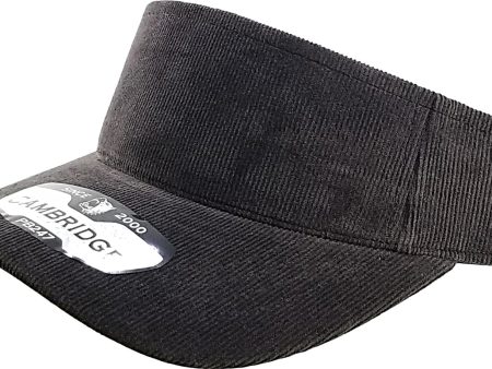 PB247 [CHARCOAL] CORDUROY SUN VISOR HATS Discount