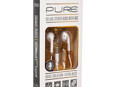 WHOLESALE SENTRY PURE EARBUDS W MIC ASST COLORS SOLD BY CASE Online Hot Sale