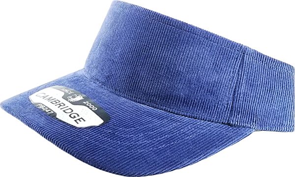 PB247 [ROYAL] CORDUROY SUN VISOR HATS Supply